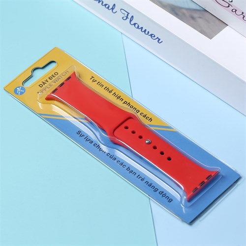 Dây silicone Ruizhi mặt 40mm RZ-0100A Đỏ Màu Đỏ