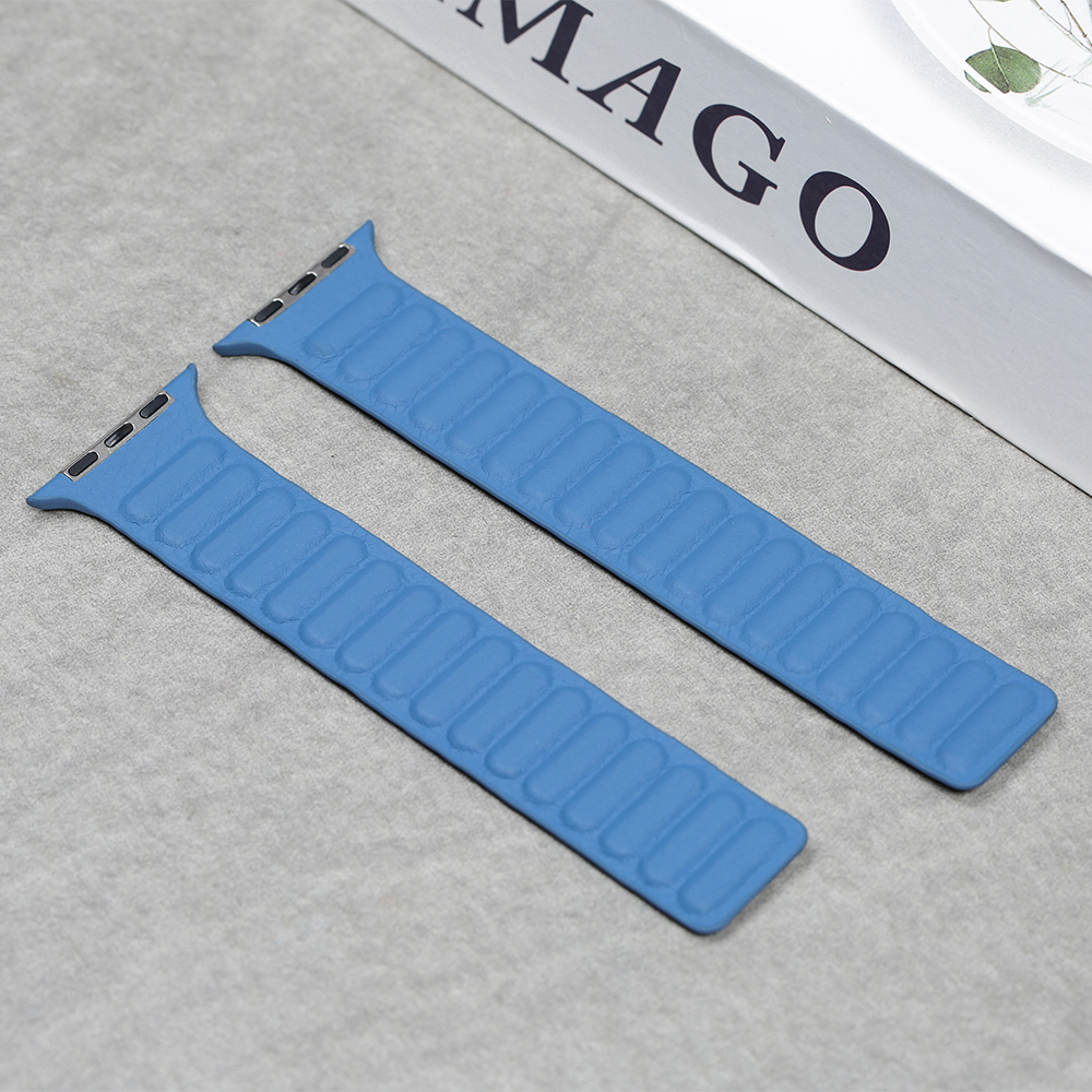 Dây da MVW mặt 44mm RZ31-00A Xanh dương - 4