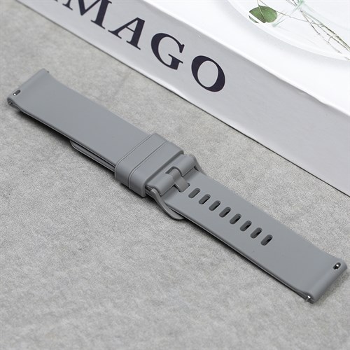 Dây silicone đồng hồ 20mm M030-02 Xám Màu Xám