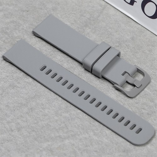 Dây silicone đồng hồ 20mm M030-02 Xám Màu Xám