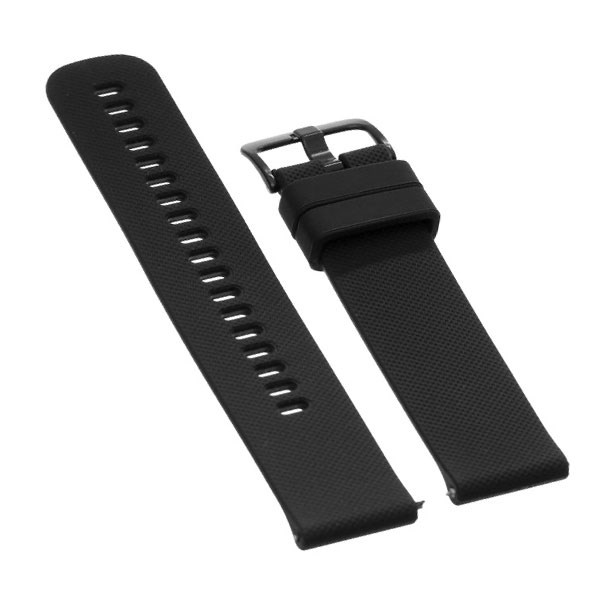 Dây silicone đồng hồ 22mm M031-01 Đen