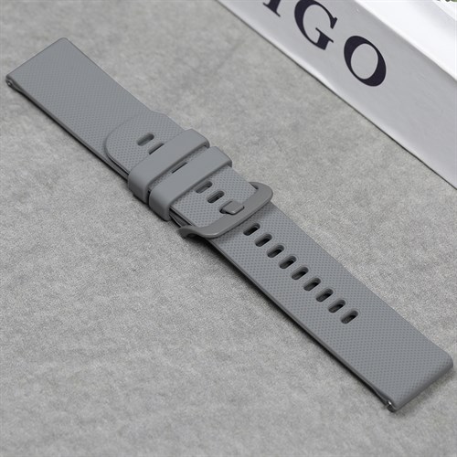 Dây silicone đồng hồ 22mm M031-02 Xám Màu Xám