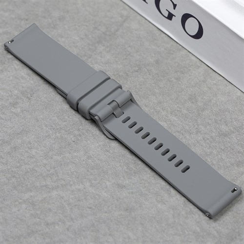 Dây silicone đồng hồ 22mm M031-02 Xám Màu Xám