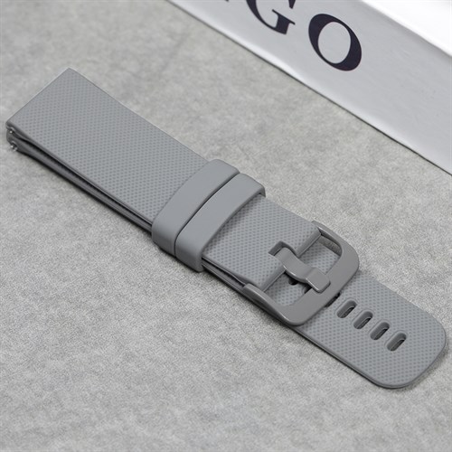 Dây silicone đồng hồ 22mm M031-02 Xám Màu Xám