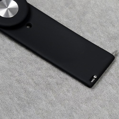 Dây silicone đồng hồ 20mm M032-01 Đen Màu Đen