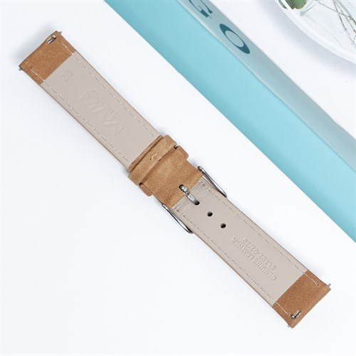 Dây da đồng hồ 20mm SL102-02 Nâu Màu Nâu