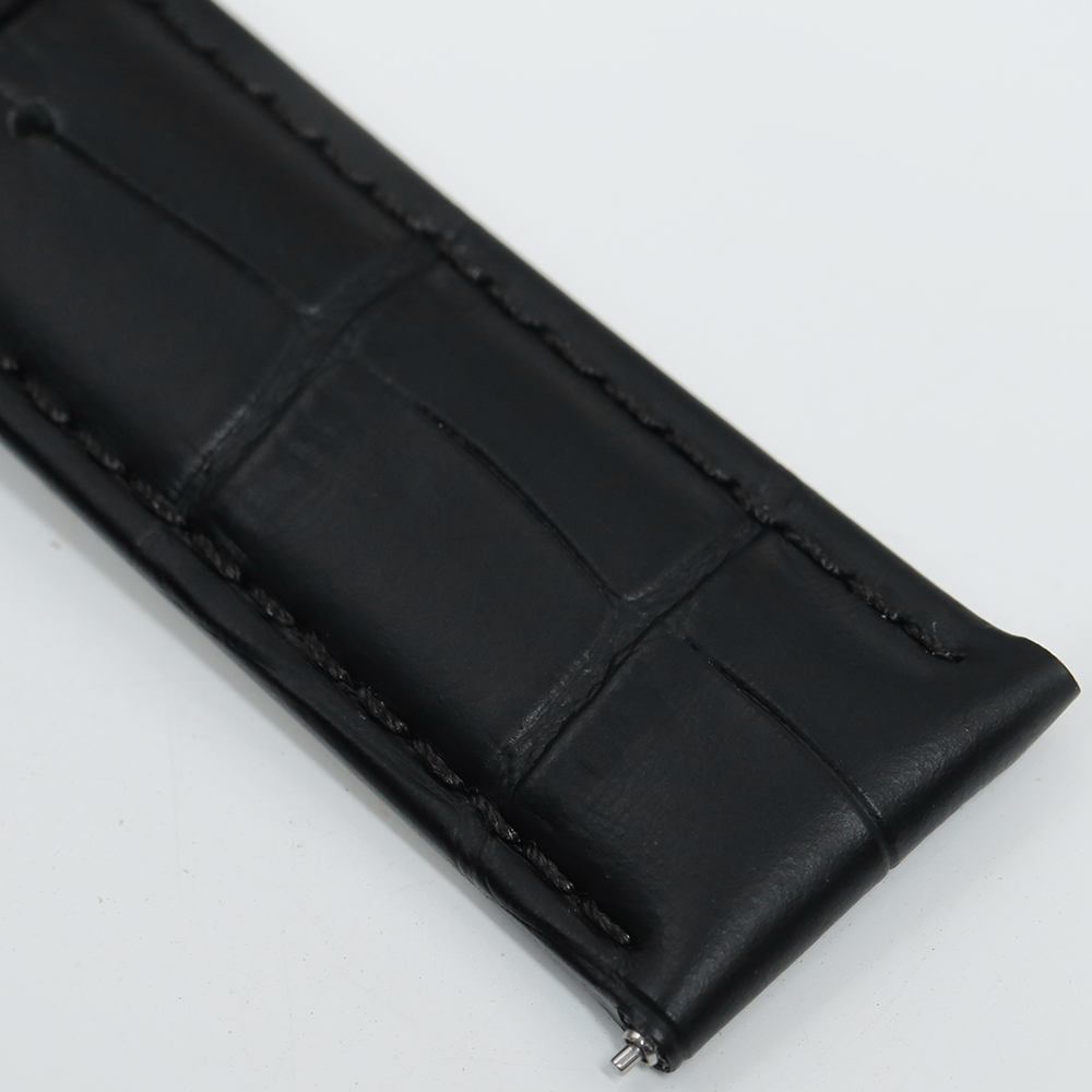 Dây da đồng hồ 22mm SL103-02 Đen - 7