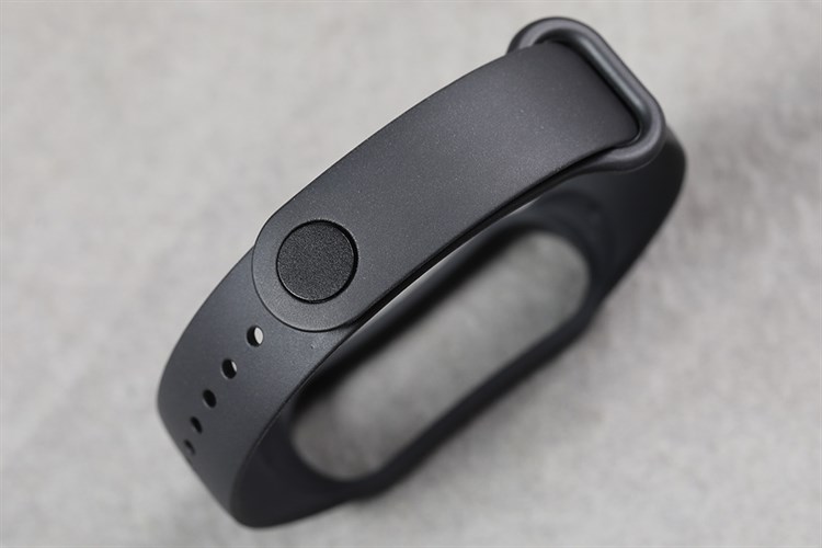 Dây silicone đồng hồ Miband 6 SS001-01/06 Đen Màu Đen