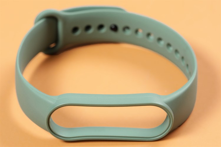 Dây silicone đồng hồ Miband 6 SS001-02/06 Xanh lá nhạt Màu Xanh lá nhạt