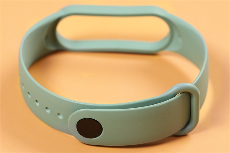 Dây silicone đồng hồ Miband 6 SS001-02/06 Xanh lá nhạt Màu Xanh lá nhạt