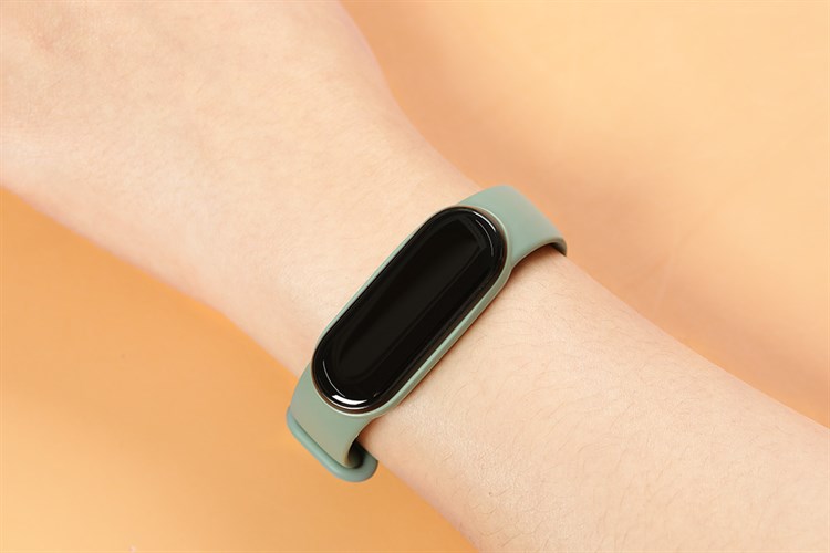 Dây silicone đồng hồ Miband 6 SS001-02/06 Xanh lá nhạt Màu Xanh lá nhạt