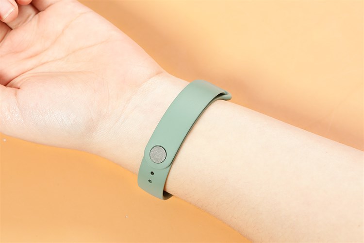 Dây silicone đồng hồ Miband 6 SS001-02/06 Xanh lá nhạt Màu Xanh lá nhạt