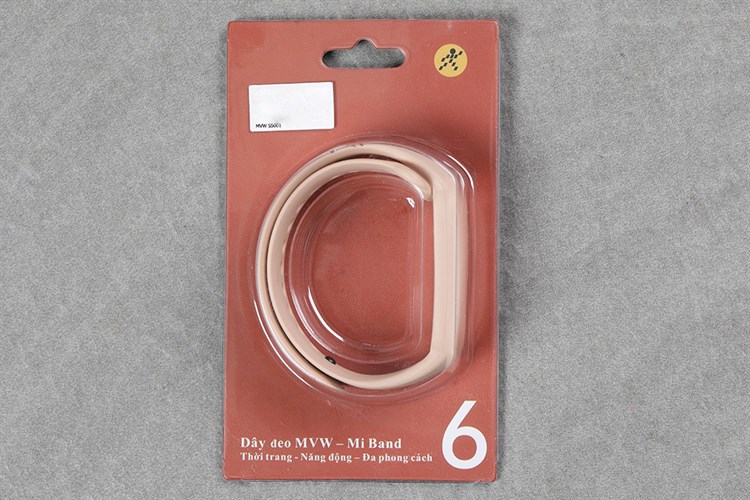 Dây silicone đồng hồ Miband 6 SS001-03/06 Hồng Màu Hồng