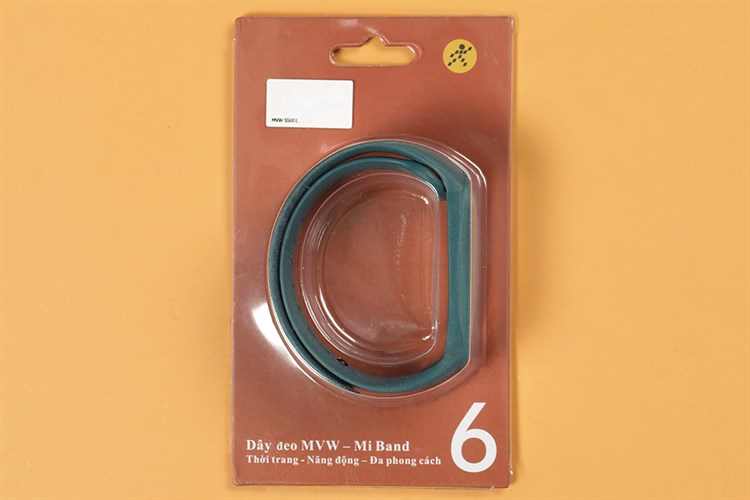 Dây silicone đồng hồ Miband 6 SS001-05/06 Xanh lá Màu Xanh lá