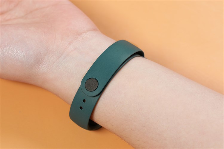 Dây silicone đồng hồ Miband 6 SS001-05/06 Xanh lá Màu Xanh lá
