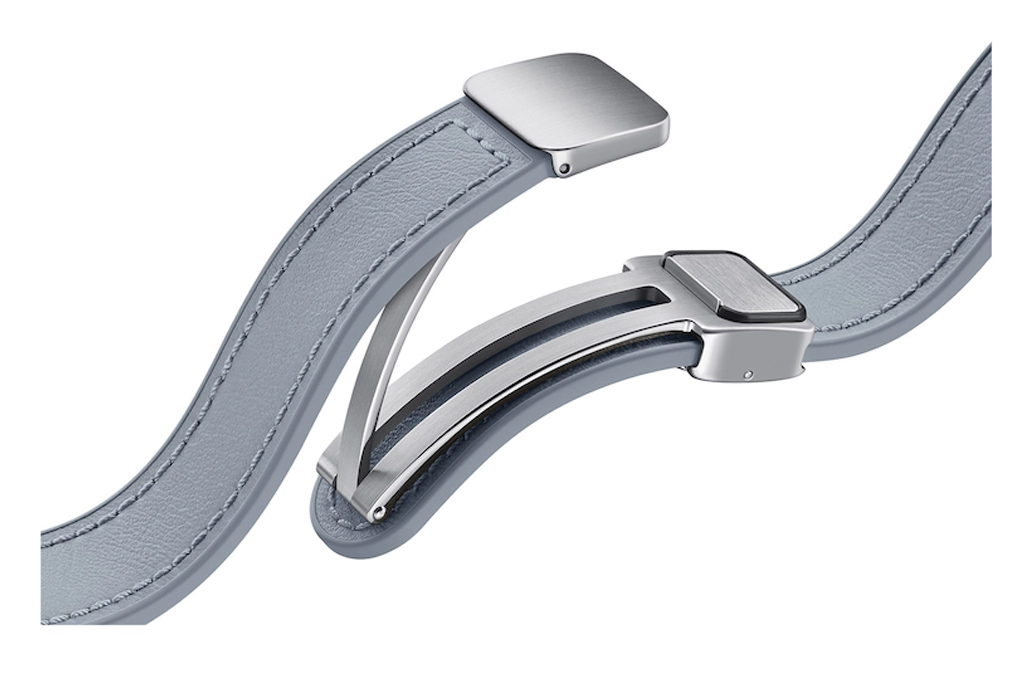 Dây Da Khóa D Samsung Galaxy Watch Size S/M Xanh Dương Màu Xanh Dương