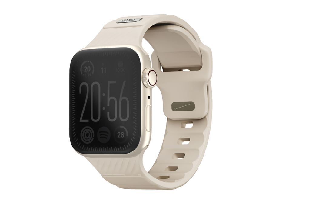 Dây silicone Apple Watch Stride mặt 41/40/38mm UNIQ Màu Màu be
