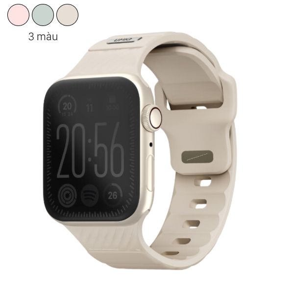 Dây silicone Apple Watch Stride mặt 41/40/38mm UNIQ