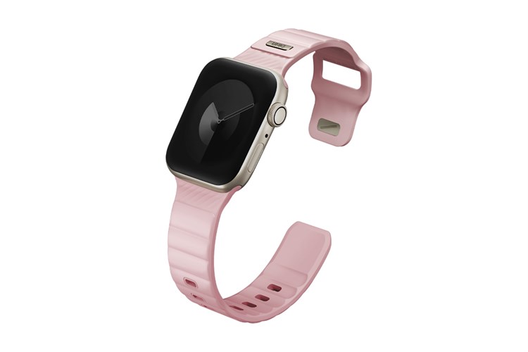 Dây silicone Apple Watch Stride mặt 41/40/38mm UNIQ Màu Hồng