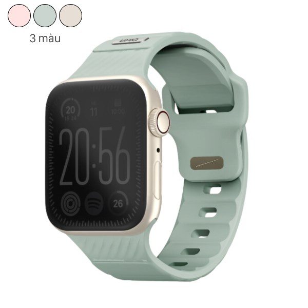 Dây silicone Apple Watch Stride mặt 41/40/38mm UNIQ