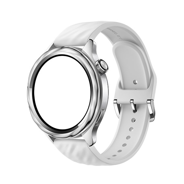 Dây cao su viền bezel thép Xiaomi Watch S3/S4 BHR9902GL Bạc