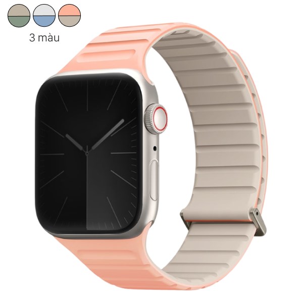 Dây silicone Apple Watch Revix Evo Reversible Magnetic mặt 41/40/38mm UNIQ