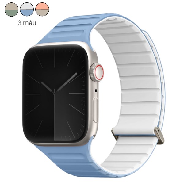 Dây silicone Apple Watch Revix Evo Reversible Magnetic mặt 41/40/38mm UNIQ