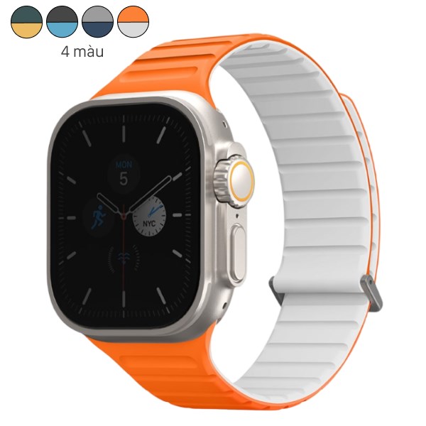 Dây silicone Apple Watch Revix Evo Reversible Magnetic mặt 49/45/44/42mm UNIQ