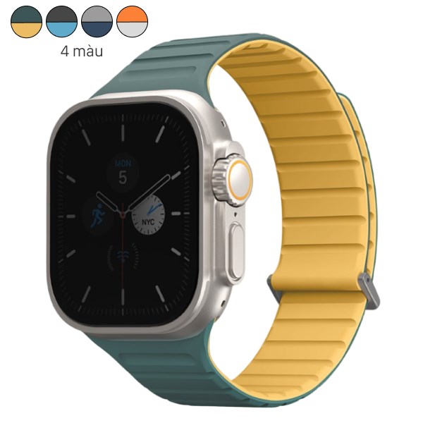 Dây silicone Apple Watch Revix Evo Reversible Magnetic mặt 49/45/44/42mm UNIQ