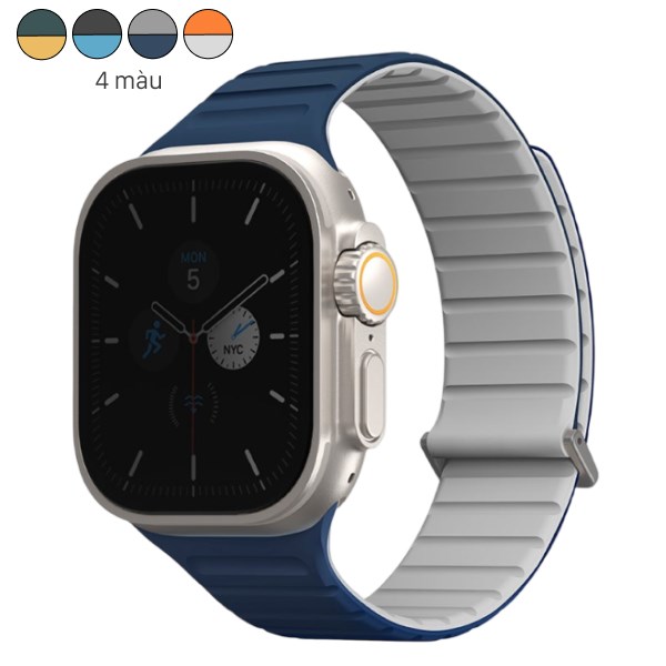 Dây silicone Apple Watch Revix Evo Reversible Magnetic mặt 49/45/44/42mm UNIQ
