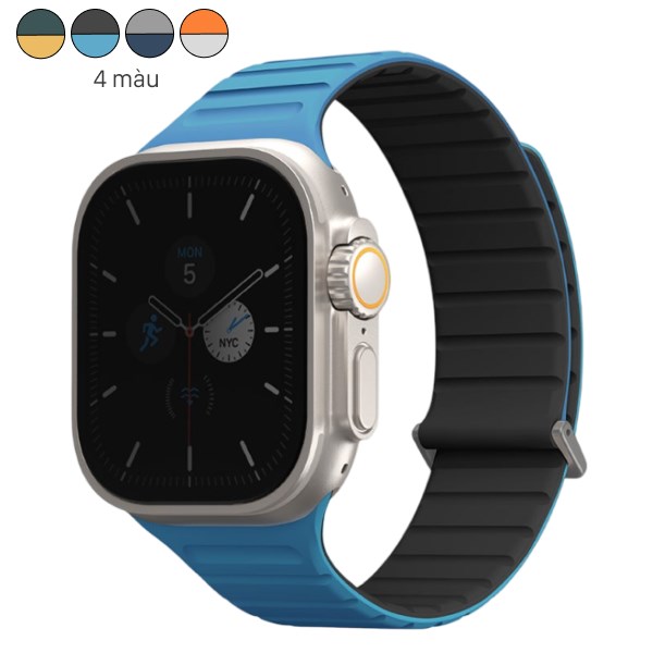 Dây silicone Apple Watch Revix Evo Reversible Magnetic mặt 49/45/44/42mm UNIQ