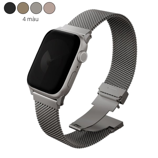 Dây thép không gỉ Apple Watch Dante Pro Mesh Steel mặt 42/41/40mm UNIQ