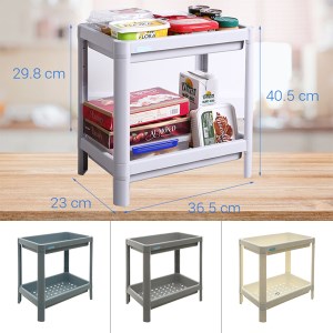 Kệ đa năng nhựa 2 tầng Inochi Tokyo HIN.KEDN.TO2T 365 x 232 x 404 mm (giao màu ngẫu nhiên)