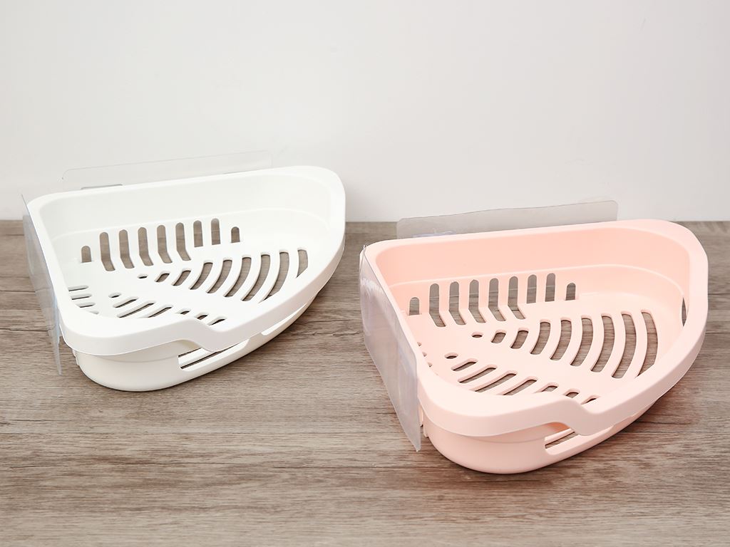 Kệ góc đa năng siêu dính Tuyết Mai 0517 35x25x6cm (giao màu ngẫu nhiên) 1