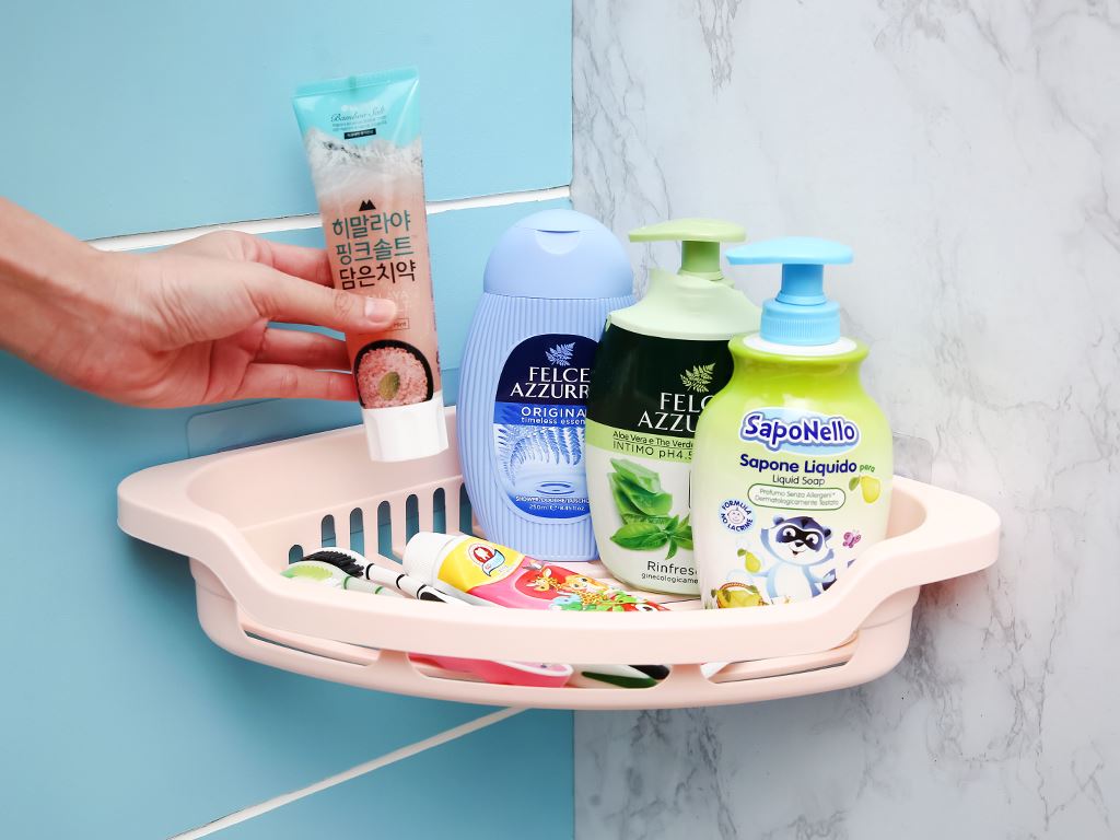 Kệ góc đa năng siêu dính Tuyết Mai 0517 35x25x6cm (giao màu ngẫu nhiên) 5