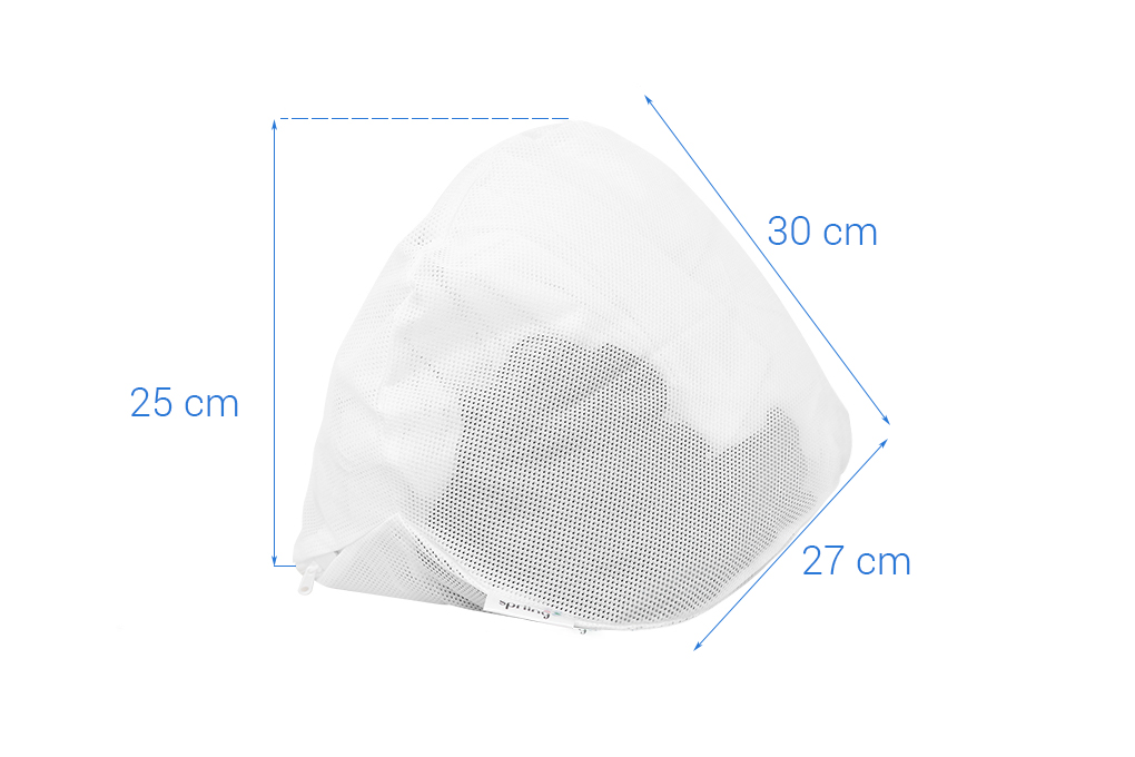 Túi giặt vải lưới cầu tròn NNB 25x27x30 cm