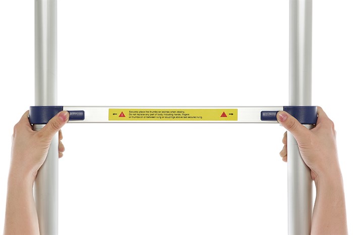 Thang nhôm rút đơn 14 bậc Nikawa NK-50