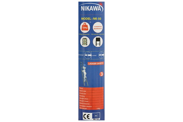 Thang nhôm rút đơn 14 bậc Nikawa NK-50