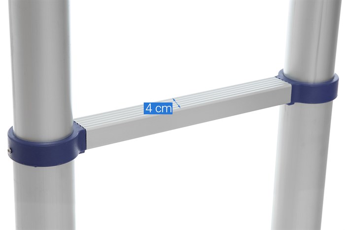 Thang nhôm rút đơn 13 bậc Nikawa NK-38 Màu Xám