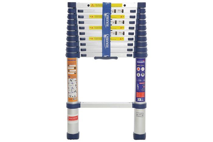 Thang nhôm rút đơn 11 bậc Nikawa NK-32