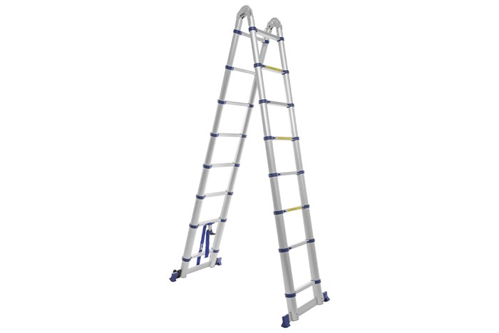 Thang nhôm rút đôi 8 x 2 bậc Nikawa NK-50AI-PRI Màu Xám