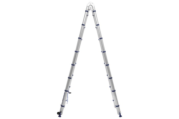 Thang nhôm rút đôi 8 x 2 bậc Nikawa NK-50AI-PRI Màu Xám