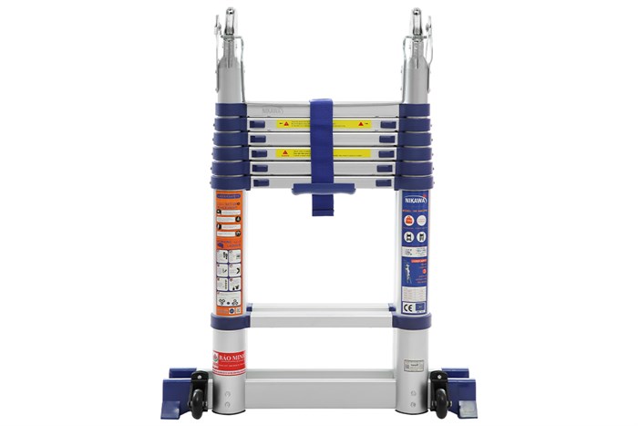 Thang nhôm rút đôi 7 x 2 bậc Nikawa NK-44AI-PRI