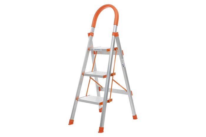 Thang nhôm ghế 3 bậc Advindeq ADS-703 Màu Xám