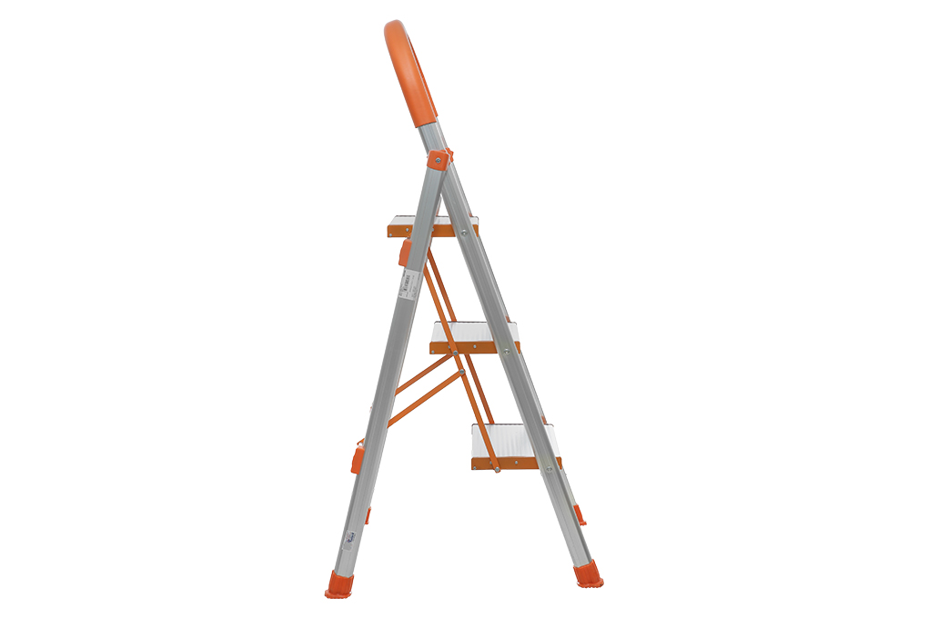 Thang nhôm ghế 3 bậc Advindeq ADS-703 Màu Xám