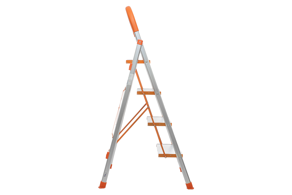 Thang nhôm ghế 4 bậc Advindeq ADS-704 Màu Xám