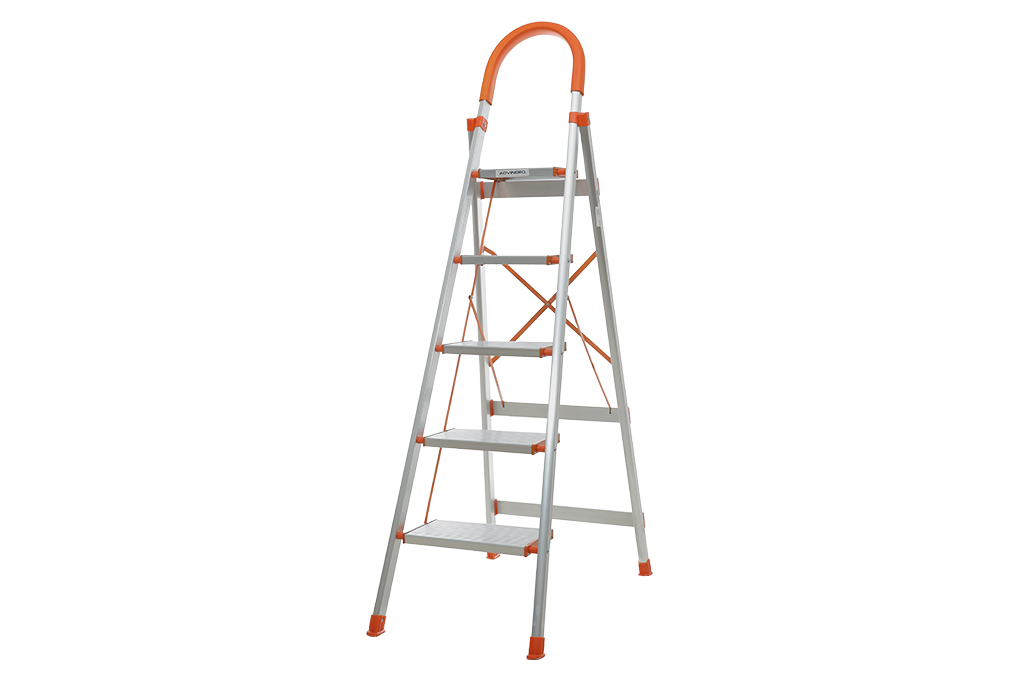 Thang nhôm ghế 5 bậc Advindeq ADS-705 Màu Xám