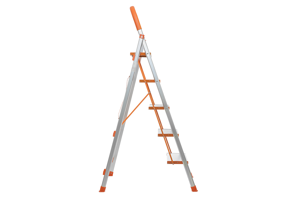 Thang nhôm ghế 5 bậc Advindeq ADS-705 Màu Xám