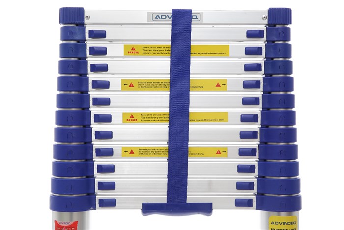 Thang nhôm rút đơn 13 bậc Advindeq ADT212B Màu Xám