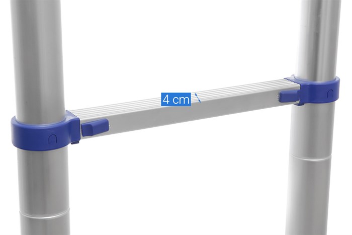 Thang nhôm rút đơn 13 bậc Advindeq ADT212B Màu Xám